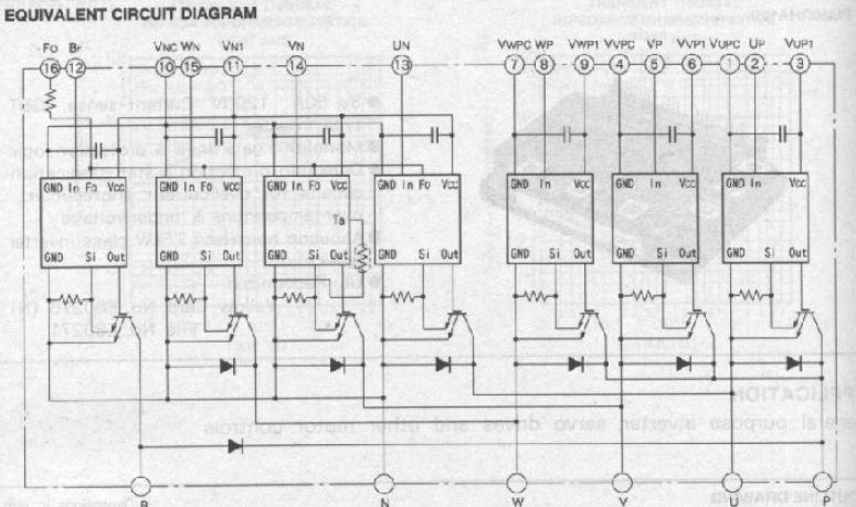 PM50RHA120 equivalent circiut diagram
