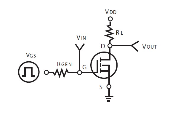 STM6930A Switching Test Circuit