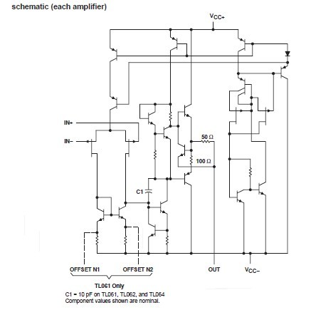 TL064CD schematic