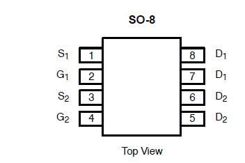 SI4925BDY pin figure