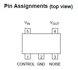 TAR5S40U Pin Assignments (top view)