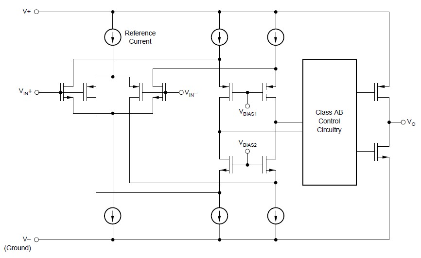 OPA2353UA circuit diagram