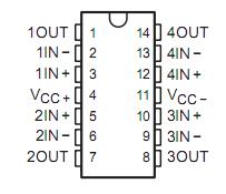 TL084C pin configuration
