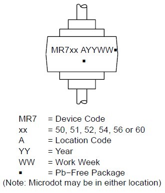 MR756 marking diagram