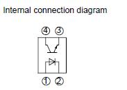 PC817C Internal connection diagram