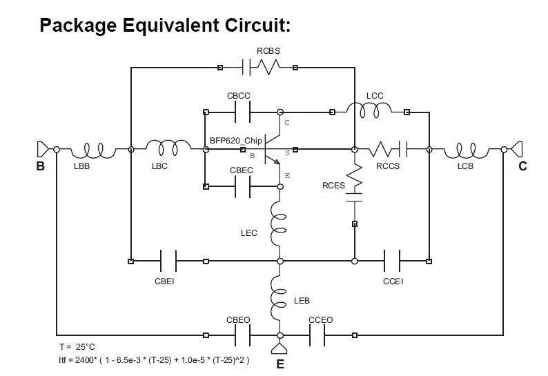 TD62004AF Package Equivalent Circuit