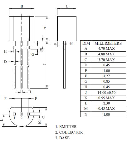 C3203 dimension figure