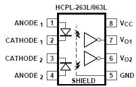 HCPL-063L-500E function diagram