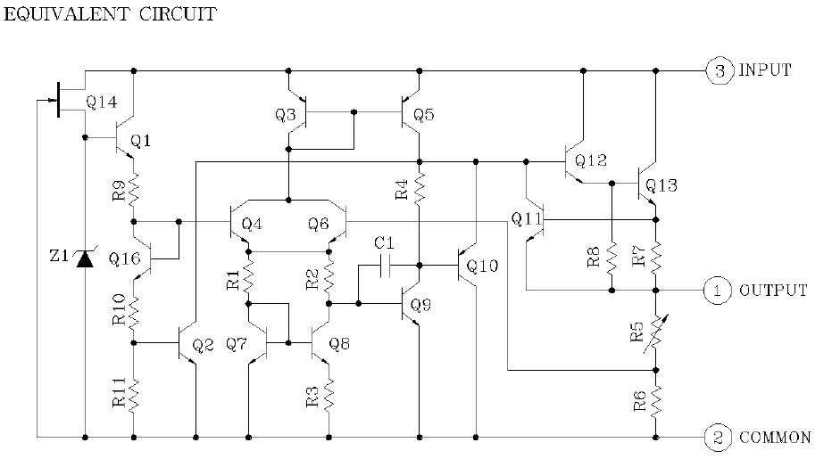 KIA78S05 equivalent circuit