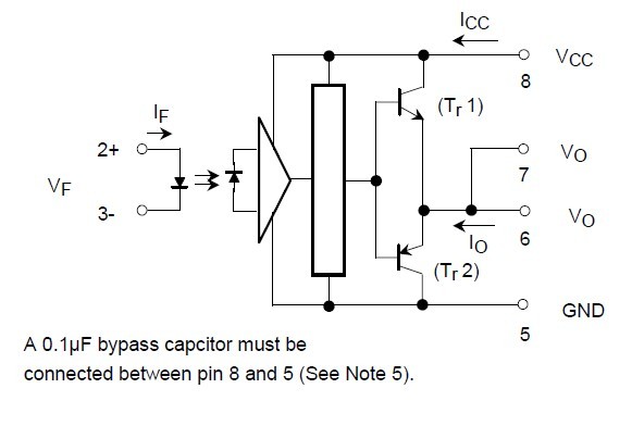 TLP250 schematic
