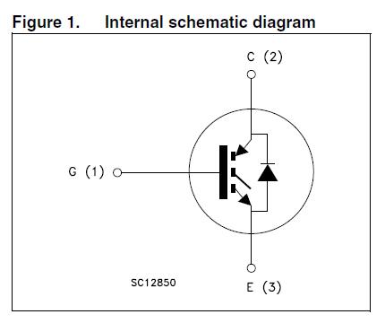 STGW19NC60HD schematic diagram