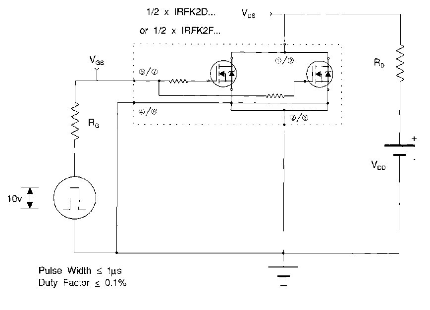 IRFK2D450 test circuit