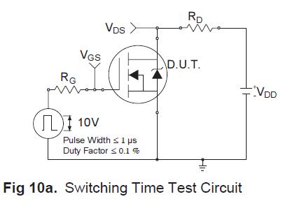 IRFPS37N50APBF Switching Time Test Circuit