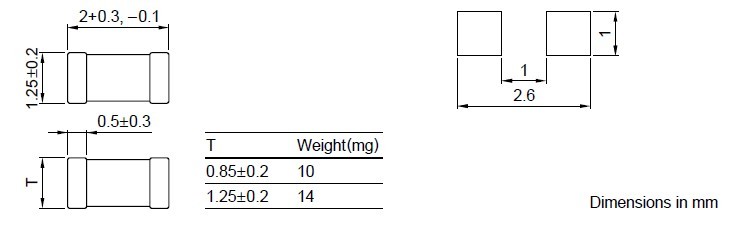MLF2012K560KT000 dimensions