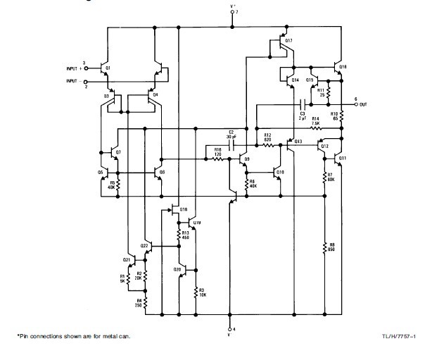 LM307N schematic diagram