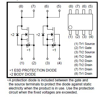 SP8K3 equivalent circuit