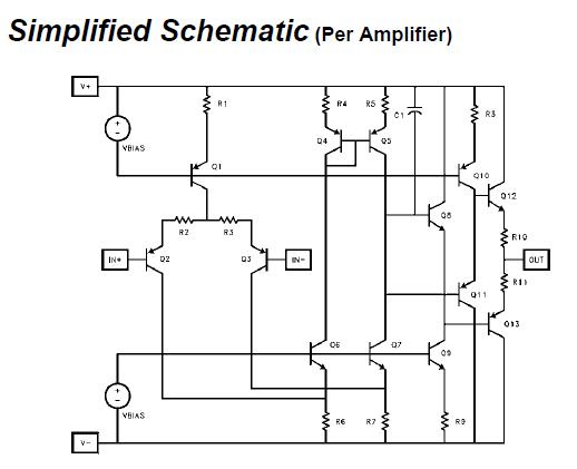 EL2244CS Simplified Schematic