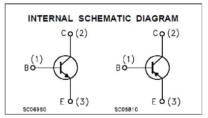 BD235 internal schematic diagram
