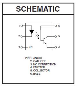 4N25 schematic diagram