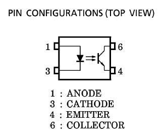 TLP121 pin configuration