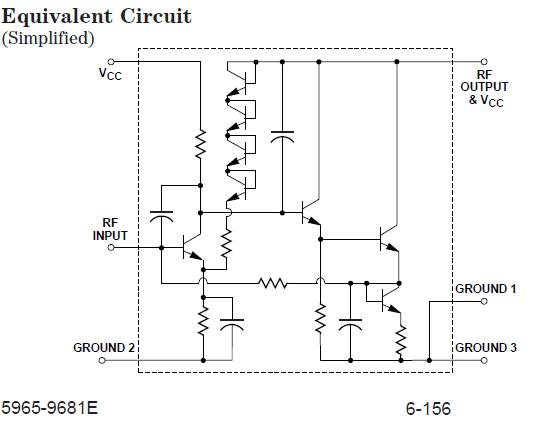 INA-52063-TR1 Equivalent Circuit