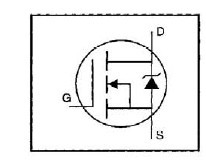  IRF640PBF internal diagram