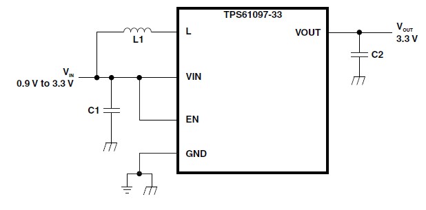 TPS61097-33DBVR diagram