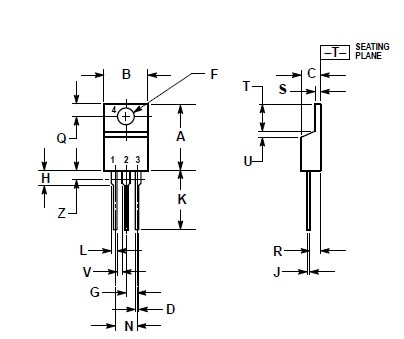 MBR20100CT PACKAGE DIMENSIONS