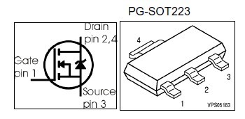 BSP125 simplified diagram