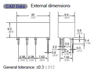 DS2Y-SL2-DC5V External dimensions