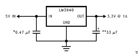 LM3940 typical application