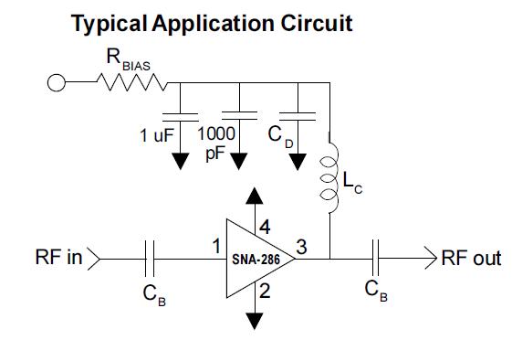 SNA286 typical application circuit