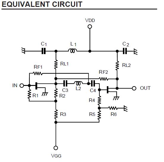 UPG100B equivalent circuit