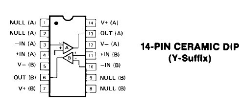 OP10EY pin connections
