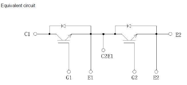 2MBI300TA-060 Equivalent circuit