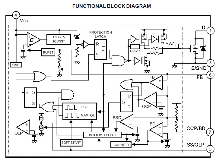 STRW6754 block diagram