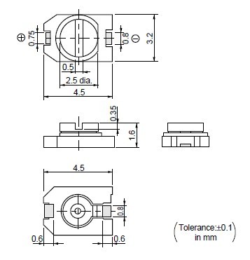 TZC3R100A110R dimensions