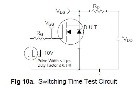 IRFB18N50K Switching Time Test Circuit