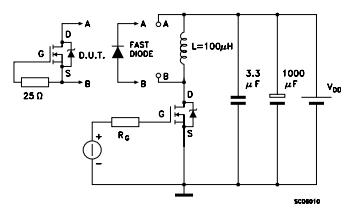 STP8NK80ZFP test circuit