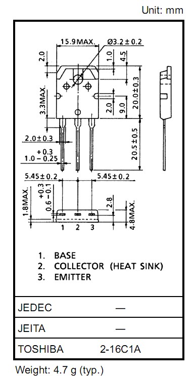 C5198 dimensions