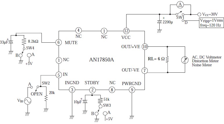 AN17850A circuit diagram