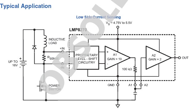 LMP8270MA circuit diagram