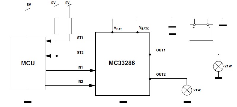 MC33286DW pin connection