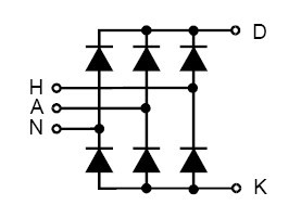 VUO28-12NO7 circuit diagram