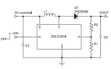 ZXLD1615ET5TA pin connection
