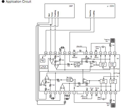 BA5954FP application circuit