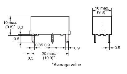G6B-1114P-US-12VDC dimension