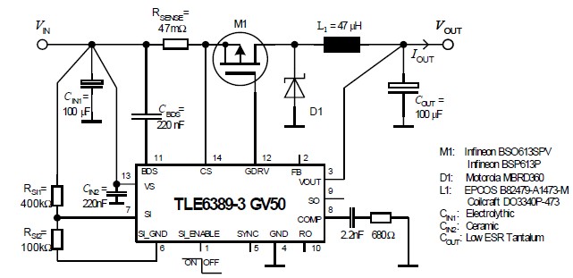 TLE6389-2GV circuit diagram