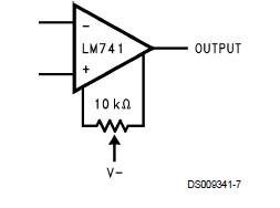 LM741CH circuit diagram