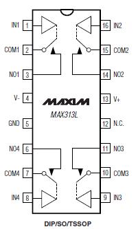 MAX313LESE+ circuit diagram